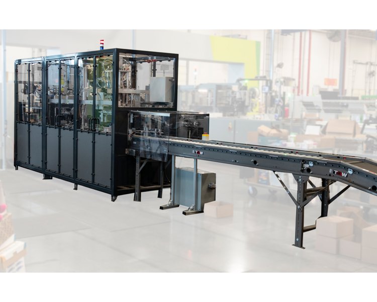 Sealed air automated cartoning system